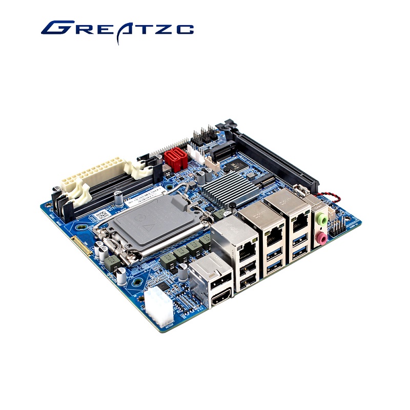 H610 ATX工控花季传媒黄色网站 3网卡6串口支持12代 13代高性能桌面CPU
