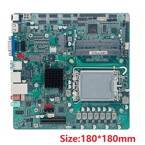 intel第12代13代桌面式迷你工控花季传媒黄色网站ZC-ITXB660DC 双网6COM